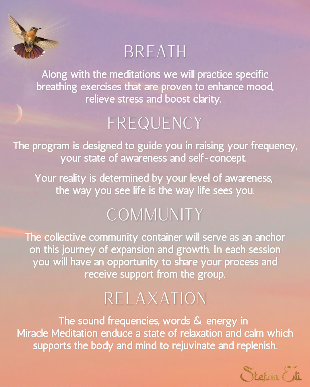 Miracle Meditation - 8 week program