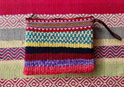 Andean Hand-Woven Wool Clutch Bag