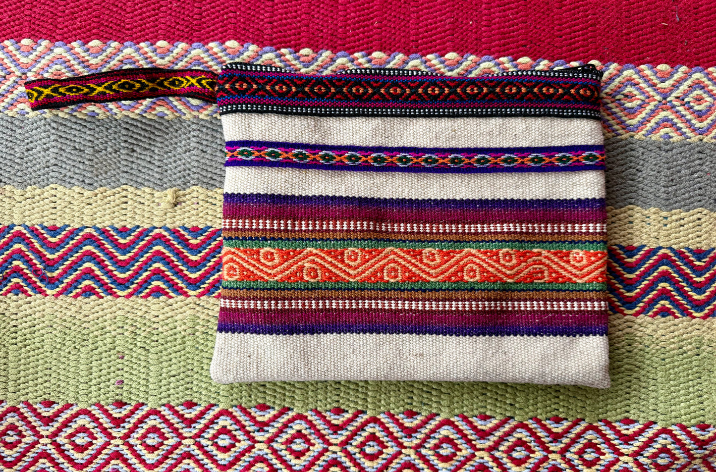 Andean Hand-Woven Wool Clutch Bag