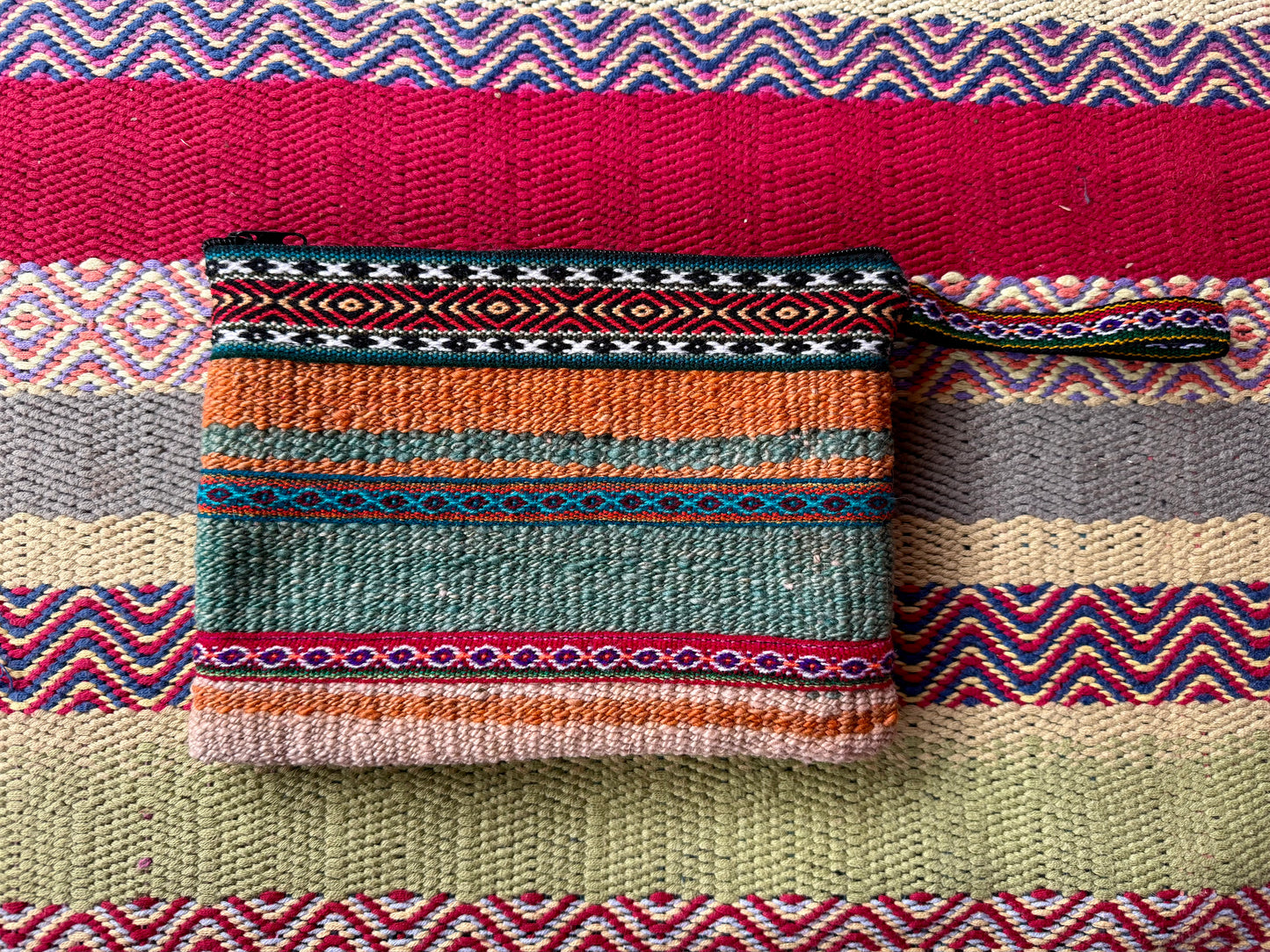 Andean Hand-Woven Wool Clutch Bag