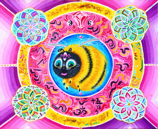 The Blessed Bee of Fertility - Original Painting